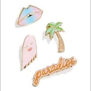 NWT🏷 Celebrate Shop 4-Pc. Paradise Pin Set